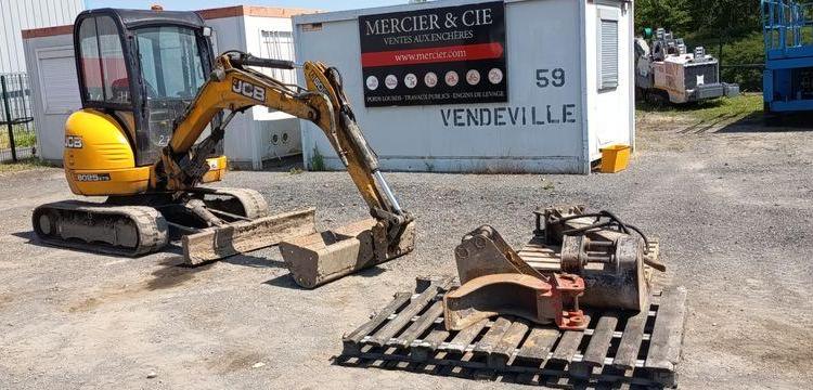 JCB MINI-PELLE SUR CHENILLES 8025 ZT – 2,81T – DIESEL  – 4351 HEURES – ANNEE 2017  27887