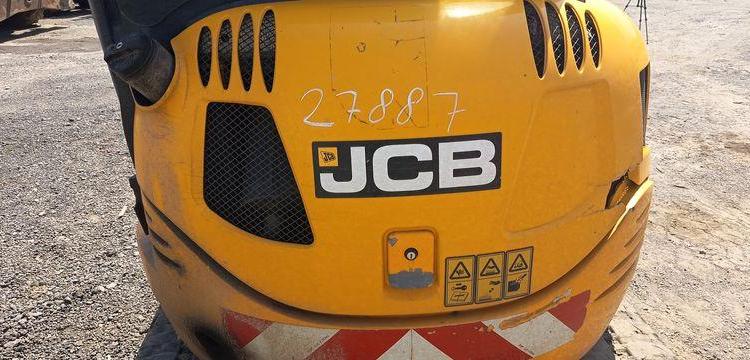 JCB MINI-PELLE SUR CHENILLES 8025 ZT – 2,81T – DIESEL  – 4351 HEURES – ANNEE 2017  27887