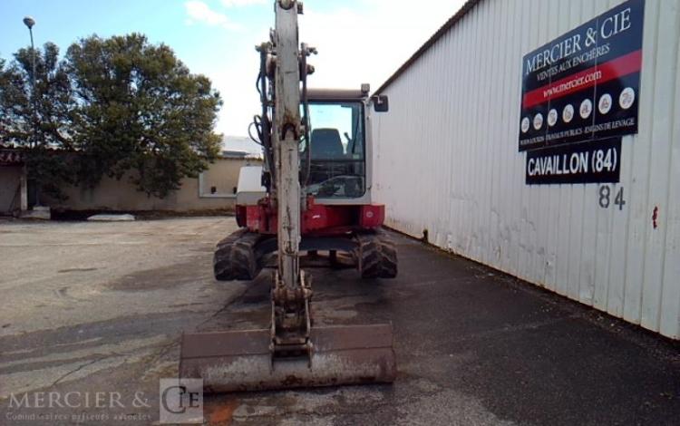 TAKEUCHI MINI PELLE AVEC DEPORT PIED DE FLECHE TB153FR 5.7T 7189H AN2012 GRIS 301412