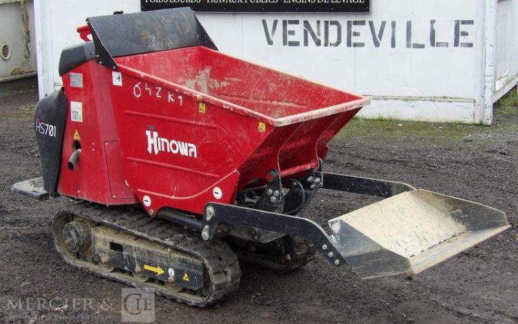HINOWA MINI DUMPER CHARGEUSE SUR CHENILLES HS701 DIESEL – 76 HEURES – AN 2024  64ZK1