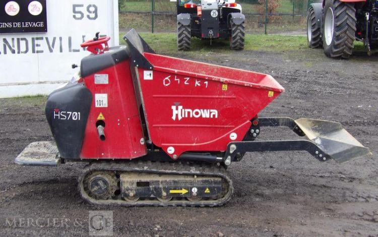 HINOWA MINI DUMPER CHARGEUSE SUR CHENILLES HS701 DIESEL – 76 HEURES – AN 2024  64ZK1