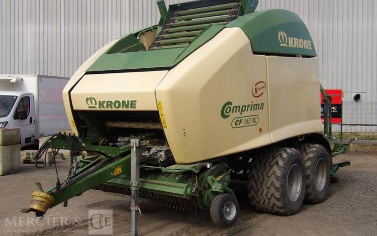 KRONE COMBINE PRESSE ENRUBANNEUSE COMPRIMA CF 155 XC-XTREME- 2 ESSIEUX – PTAC 9 T  76897