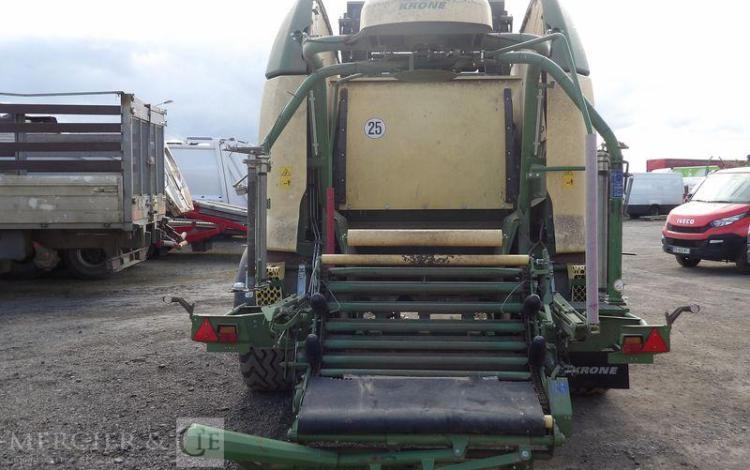 KRONE COMBINE PRESSE ENRUBANNEUSE COMPRIMA CF 155 XC-XTREME- 2 ESSIEUX – PTAC 9 T  76897