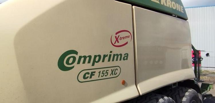 KRONE COMBINE PRESSE ENRUBANNEUSE COMPRIMA CF 155 XC-XTREME- 2 ESSIEUX – PTAC 9 T  76897