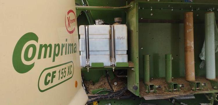 KRONE COMBINE PRESSE ENRUBANNEUSE COMPRIMA CF 155 XC-XTREME- 2 ESSIEUX – PTAC 9 T  76897