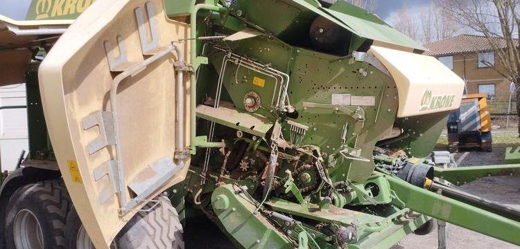KRONE COMBINE PRESSE ENRUBANNEUSE COMPRIMA CF 155 XC-XTREME- 2 ESSIEUX – PTAC 9 T  76897