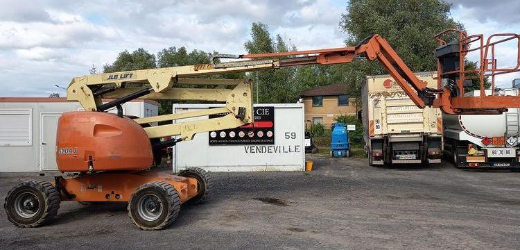 JLG NACELLE ARTICULEE 510AJ DIESEL 16M – HORAMETRE 5596 HEURES – AN 2007  7726