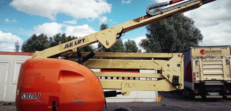 JLG NACELLE ARTICULEE 510AJ DIESEL 16M – HORAMETRE 5596 HEURES – AN 2007  7726