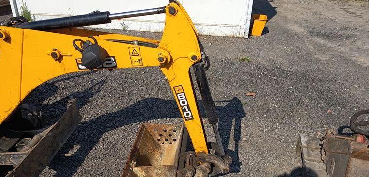 JCB MICROPELLE SUR CHENILLES 8010 CTS – DIESEL – 1 TONNE – 895 HEURES – ANNEE 2018  8010LTS