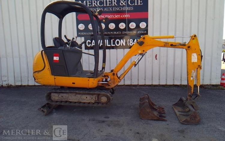 JCB MINI PELLE 8014 –  1.5T – 10231H –  AN2007 JAUNE 83466