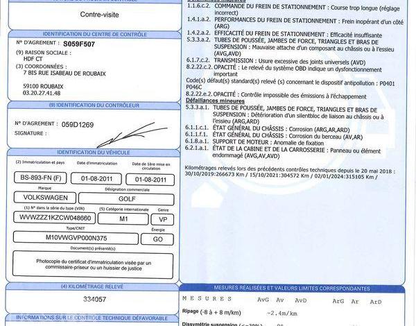 VOLKSWAGEN GOLF VI 1.6 TDI 90 TRENDLINE NOIR BS-893-FN
