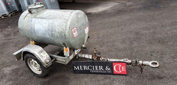 DAUDIN TONNE A EAU 1 ESSIEU PTAC 750 KGS  BX-979-KH