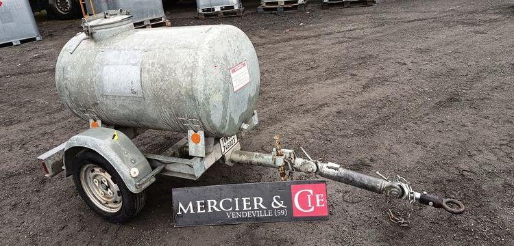 DAUDIN TONNE A EAU 1 ESSIEU PTAC 750 KGS  BY-154-GD