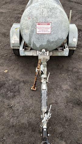 DAUDIN TONNE A EAU 1 ESSIEU PTAC 750 KGS  BY-154-GD