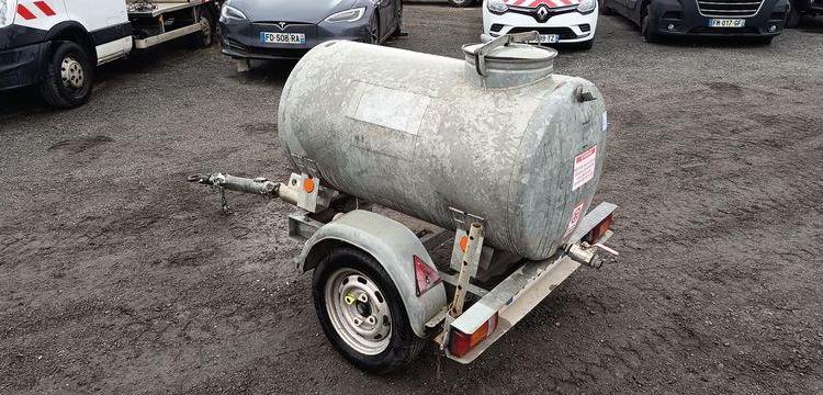 DAUDIN TONNE A EAU 1 ESSIEU PTAC 750 KGS  BY-154-GD