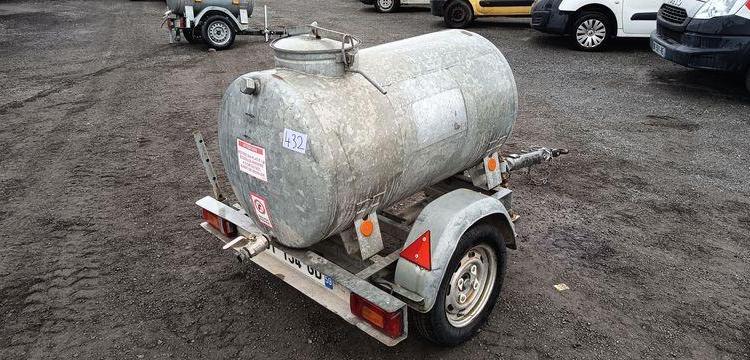 DAUDIN TONNE A EAU 1 ESSIEU PTAC 750 KGS  BY-154-GD