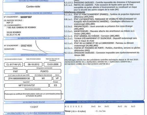 FIAT PUNTO 1.2 60 SX DYNAMIC GRIS CL-617-NV