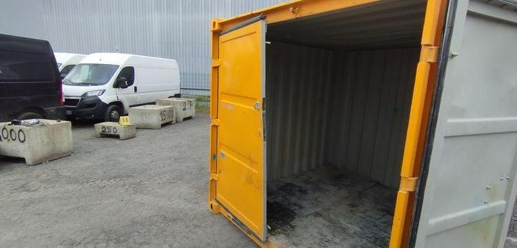 CONTENAIR 8 PIEDS SECURISE AVEC PASSAGE DE FOURCHES  CON750002