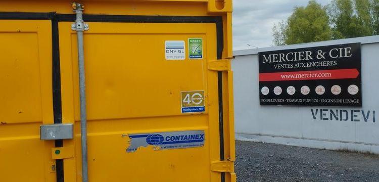CONTENAIR 8 PIEDS SECURISE AVEC PASSAGE DE FOURCHES  CON750002