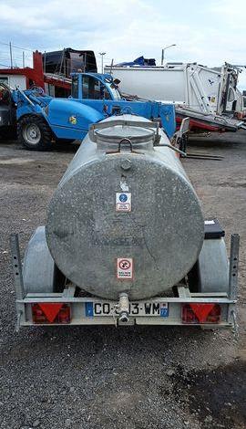 HUBIERE TONNE A EAU 1 ESSIEU PTAC 750 KGS  CQ-593-WM