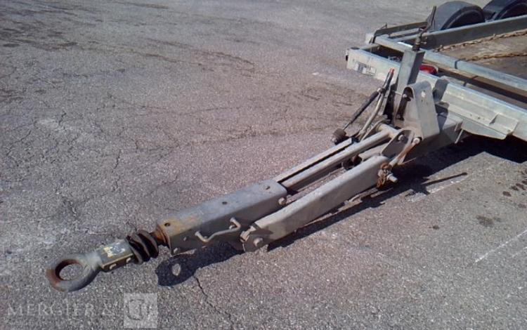 HUBIERE REMORQUE PORTE ENGIN – 2 ESSIEUX PTAC 3.5T CU 2.680T ALU DH-799-JD