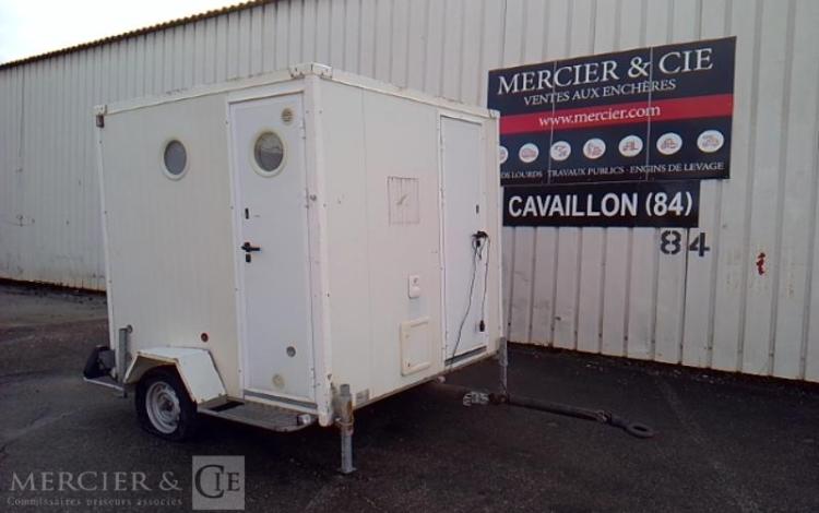 CNSE ABRIS DE CHANTIER 1 ESSIEU PTAC 750KG BLANC DJ-947-AB