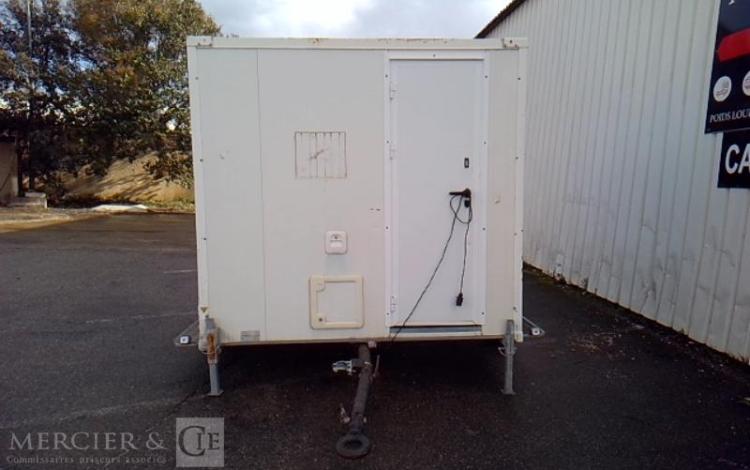 CNSE ABRIS DE CHANTIER 1 ESSIEU PTAC 750KG BLANC DJ-947-AB