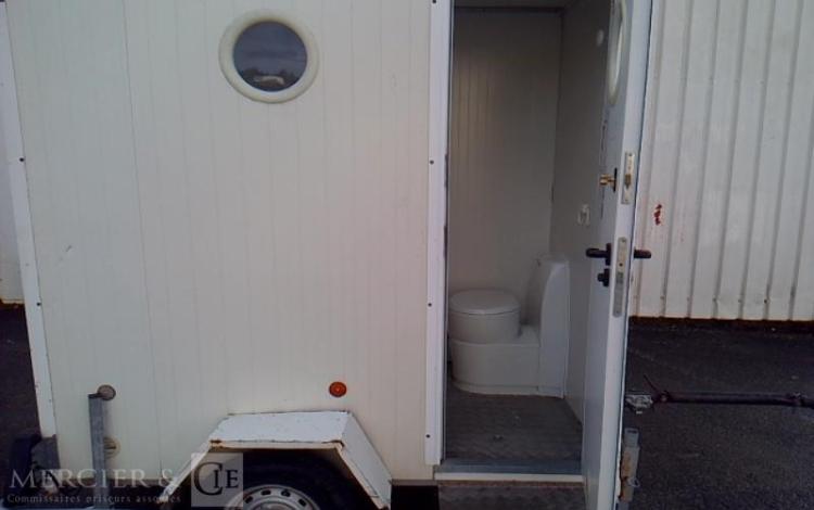 CNSE ABRIS DE CHANTIER 1 ESSIEU PTAC 750KG BLANC DJ-947-AB