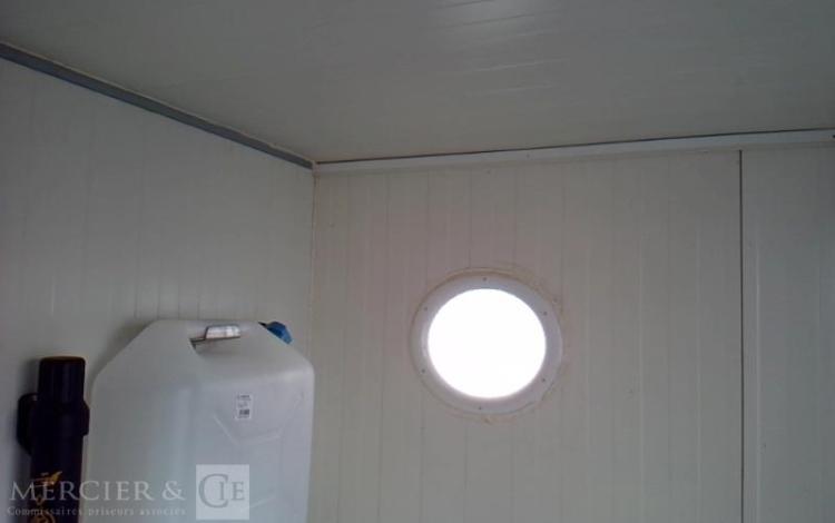 CNSE ABRIS DE CHANTIER 1 ESSIEU PTAC 750KG BLANC DJ-947-AB