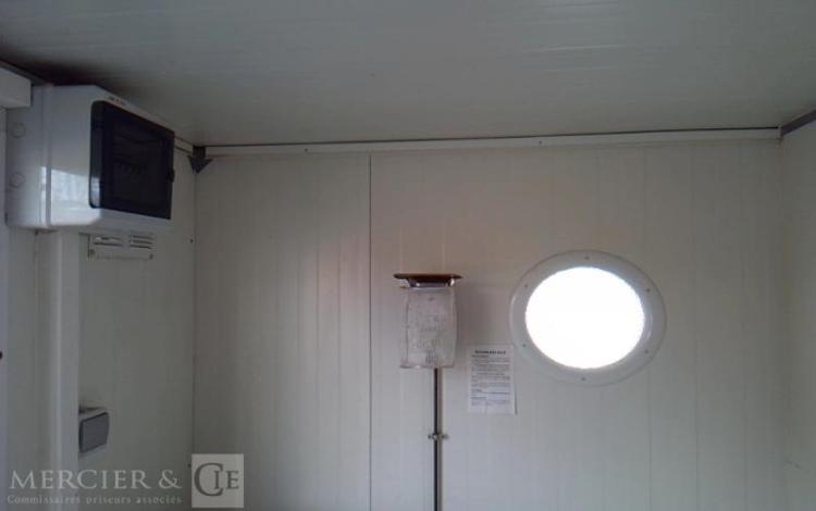 CNSE ABRIS DE CHANTIER 1 ESSIEU PTAC 750KG BLANC DJ-947-AB