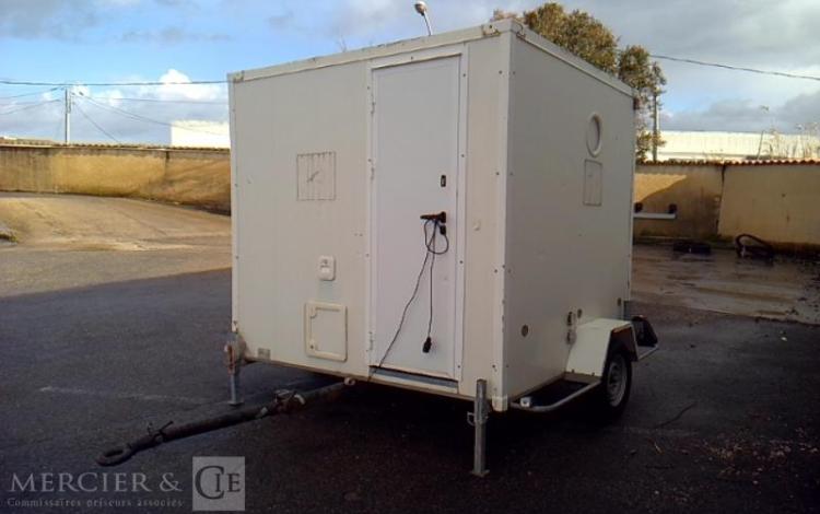 CNSE ABRIS DE CHANTIER 1 ESSIEU PTAC 750KG BLANC DJ-947-AB