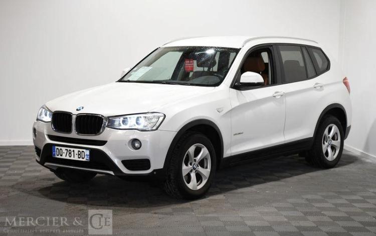 BMW X3 1,8 D 150 LOUNGE SDRIVE BVA BLANC DQ-781-BD