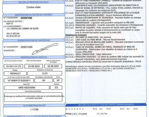 RENAULT CLIO 1,2 60 AUTHENTIQUE 5 PTS NOIR DV-941-HV