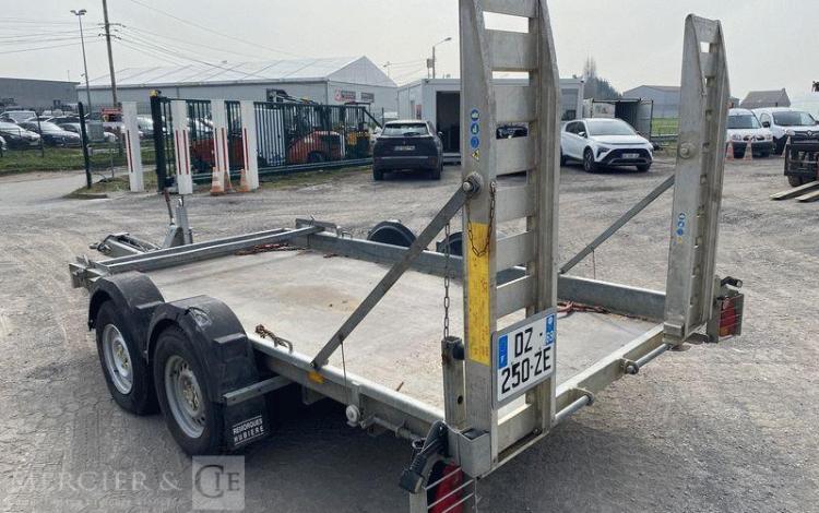 HUBIERE REMORQUE H212L-14CF PORTE ENGIN 2 ESSIEUX – PTAC 3,5T – CU 2,75 T – ANNEE 2016  DZ-250-ZE