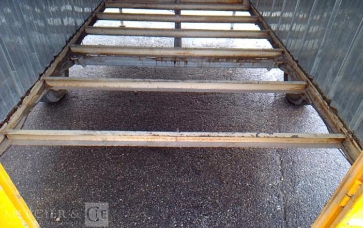CNSE ROULOTTE DE CHANTIER 1 ESSIEU PTAC 750KG JAUNE EA-953-NY