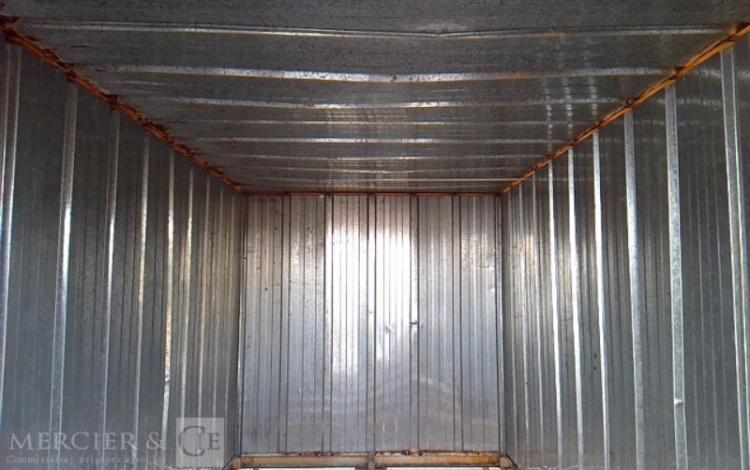 CNSE ROULOTTE DE CHANTIER 1 ESSIEU PTAC 750KG JAUNE EA-953-NY