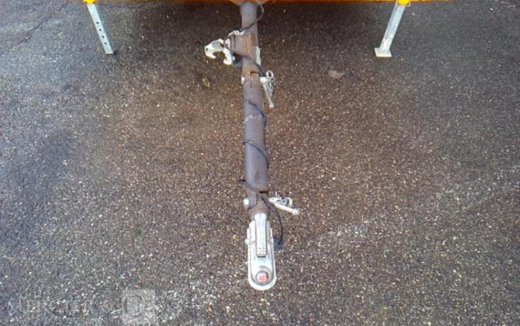 CNSE ROULOTTE DE CHANTIER 1 ESSIEU PTAC 750KG JAUNE EA-953-NY