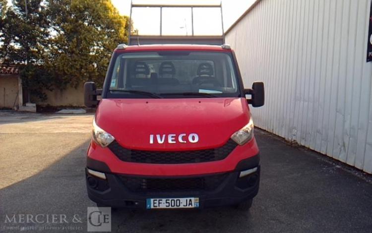 IVECO 35-130 BENNE SIMPLE CABINE COFFRE ROUGE EF-500-JA