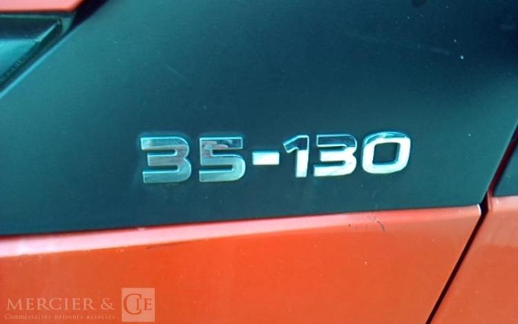 IVECO 35-130 BENNE SIMPLE CABINE COFFRE ROUGE EF-500-JA