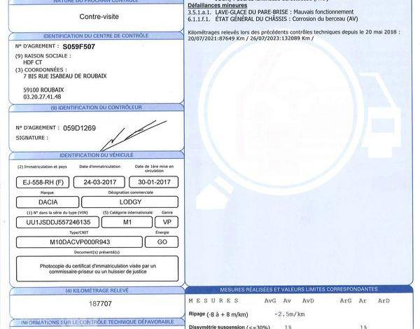 DACIA LODGY 1.5 DCI 90 SILVER LINE 7PL NOIR EJ-558-RH