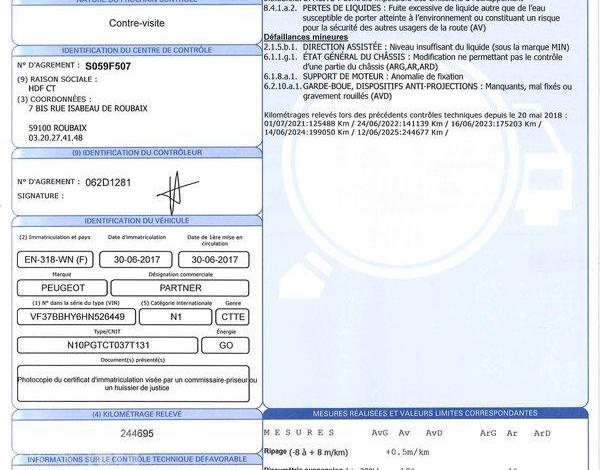 PEUGEOT PARTNER 100CH PREMIUM STD BLANC EN-318-WN