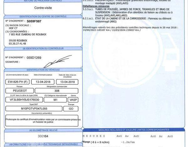 PEUGEOT 308 AFF 100CH PREMIUM PACK BLANC EW-826-PH