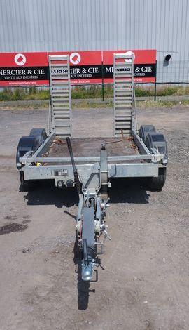 HUBIERE REMORQUE PORTE ENGIN 2 ESSIEUS – PTAC : 2,5 TONNES – ANNEE 2019  FD-949-LT