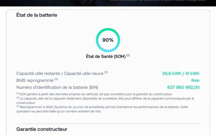 RENAULT ZOE R110 40kWh ACHAT-INTEGRAL CHARGE-NORMALE ZEN BLANC FE-285-BX