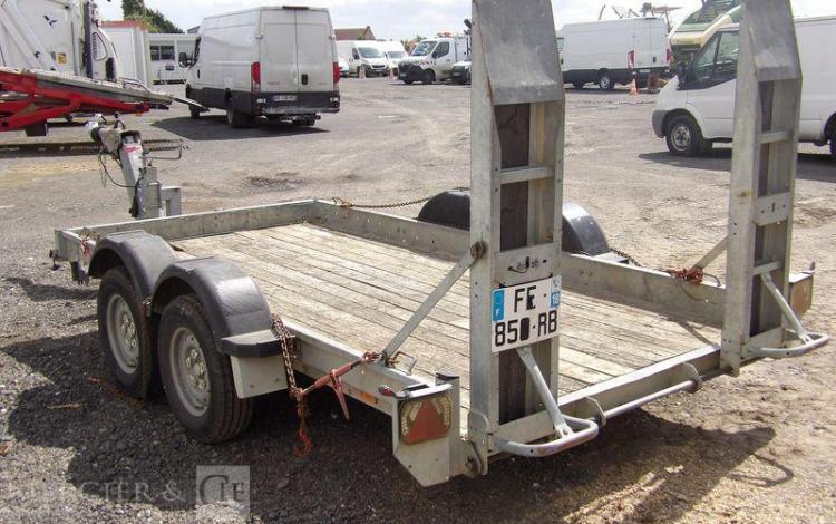ECIM REMORQUE PORTE ENGIN 2 ESSIEUX PTAC 3T5 – ANNEE 2019  FE-850-RB