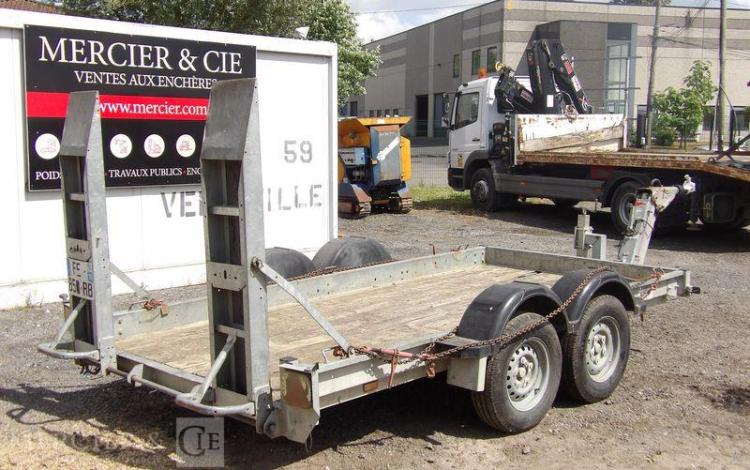 ECIM REMORQUE PORTE ENGIN 2 ESSIEUX PTAC 3T5 – ANNEE 2019  FE-850-RB
