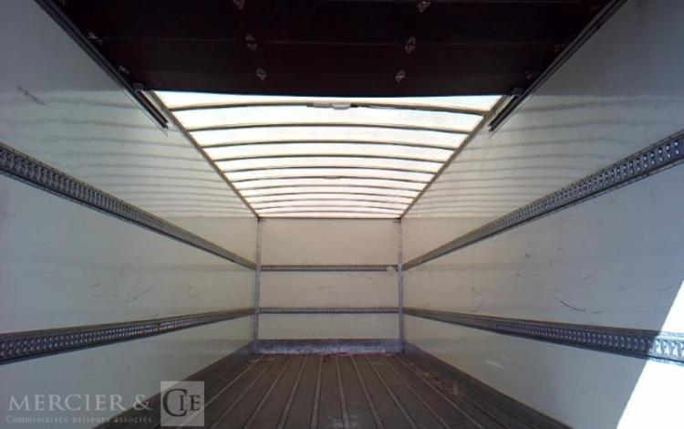 SCANIA PORTEUR P340 CAISSE HAYON GNC 2 ESSIEUX PTAC 19T BLANC FG-934-TT
