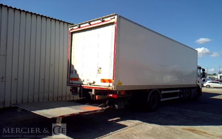 SCANIA PORTEUR P340 CAISSE HAYON GNC 2 ESSIEUX PTAC 19T BLANC FG-934-TT