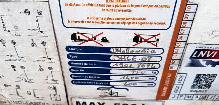PEUGEOT BOXER 3 PHASE 3 435 L2 2,0HDI 16V 130CV AVEC HAYON DHOLLANDIA – DIESEL BLANC FH-321-ZZ