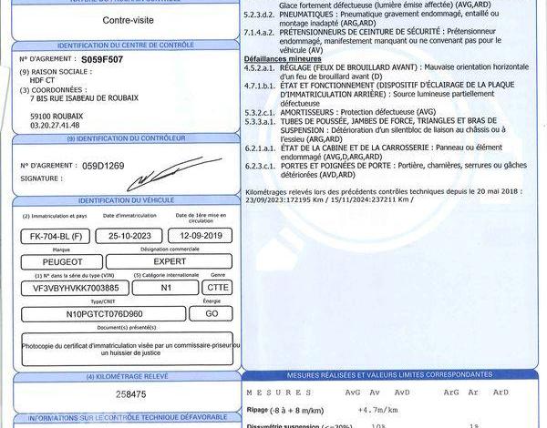 PEUGEOT EXPERT 120CH STANDARD BLANC FK-704-BL